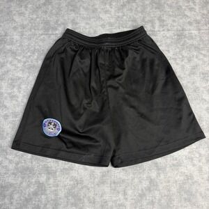 Black Athletic Shorts Soccer Club Patch Size M